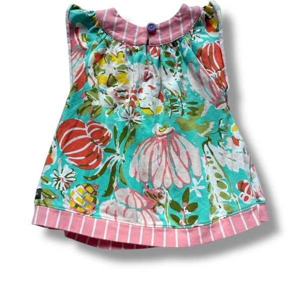 Matilda Jane Pink and White Striped Tank Top size 12-18 months - Picture 5 of 7